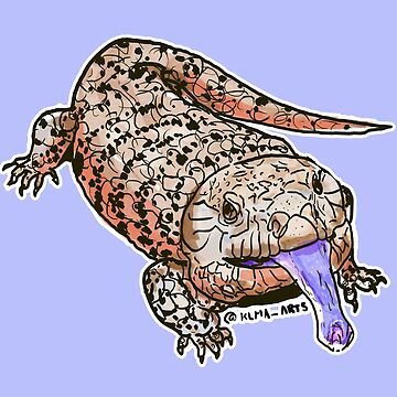 Artwork thumbnail, Barry the Blue Tongue Skink by KlmarArts