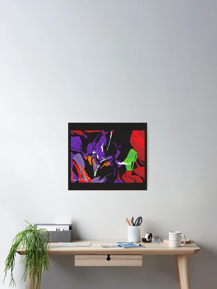 Thumbnail 2 of 3, Poster, Eva 01 designed and sold by Sakuga Drip.