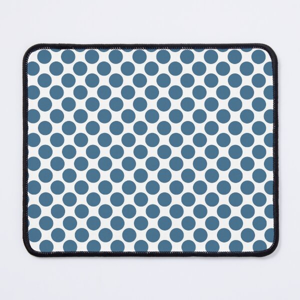 Item preview, Blue and White Large Polka Dot Pattern Pairs DE 2022 Trending Color Big Sur Blue Jade DET577 designed and sold by ColorOfTheYears.