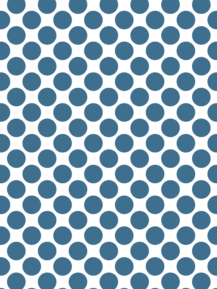 Thumbnail 6 von 6, Pullover, Blue and White Large Polka Dot Pattern Pairs DE 2022 Trending Color Big Sur Blue Jade DET577 designt und verkauft von ColorOfTheYears.