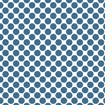 Vorschaubild zum Design Blue and White Large Polka Dot Pattern Pairs DE 2022 Trending Color Big Sur Blue Jade DET577 von ColorOfTheYears