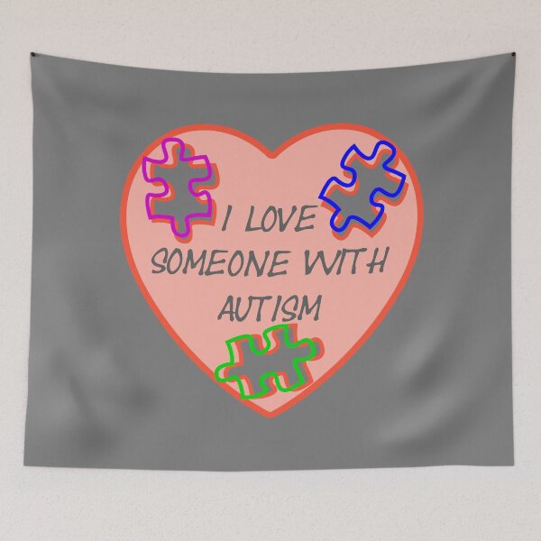 Item preview, I love someone with autism drawing designed and sold by Blondiabshop.