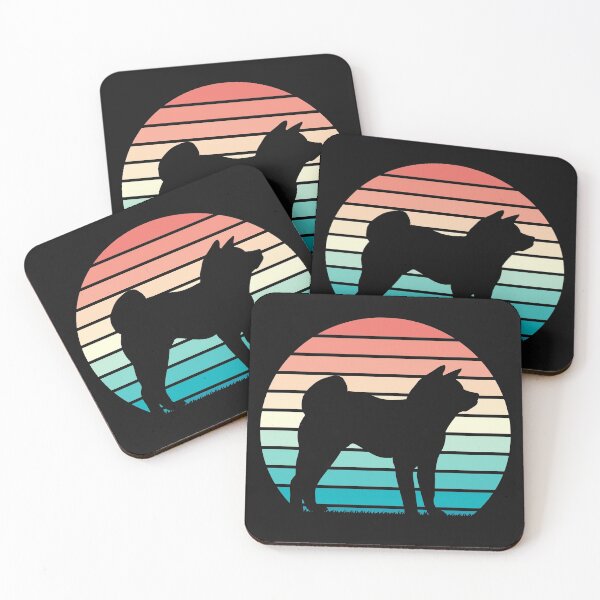 Item preview, Akita Lovers - Retro Sunset Akita Dog Silhouette designed and sold by Krysanthe.