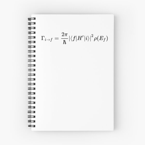 Item preview, Fermi's golden rule of quantum perturbation theory designed and sold by NoetherSym.