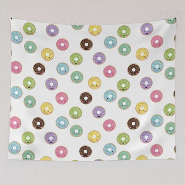 Artikelvorschau, rosa Donut kawaii, Donuts, kawaii Donuts entworfen und verkauft von Terevela.