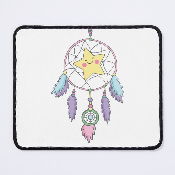 Item preview, dream catcher, star dream catcher, kawaii dream catcher designed and sold by Terevela.