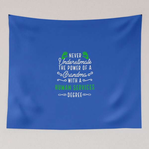 Item preview, Never Underestimate Grandma With Human Services Degree designed and sold by AlwaysAwesome.