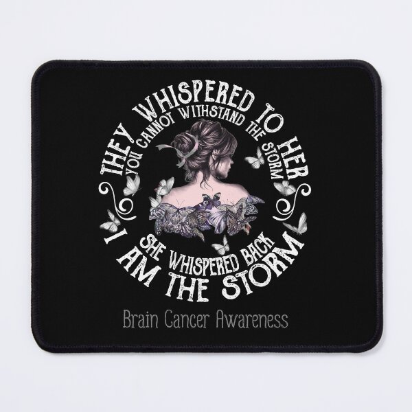 Item preview, Women Brain Cancer Warrior I Am The Storm designed and sold by Grooffos.