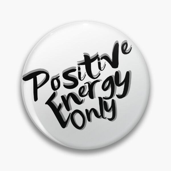 Aperçu de l'œuvre Énergie positive seulement créée et vendue par GoldenGemStudio.