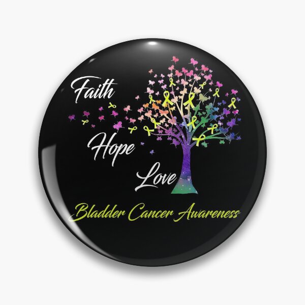 Item preview, Ribbon Tree Faith Hope Love Bladder Cancer Awareness designed and sold by Tadmab.