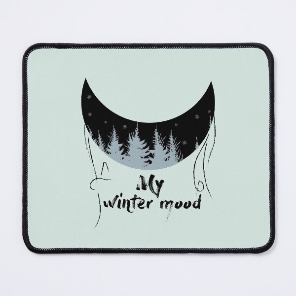 Item preview, A Winter mood - snowy night designed and sold by PastaPrint.