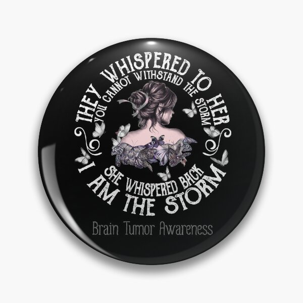 Item preview, Women Brain Tumor Warrior I Am The Storm designed and sold by Grooffos.