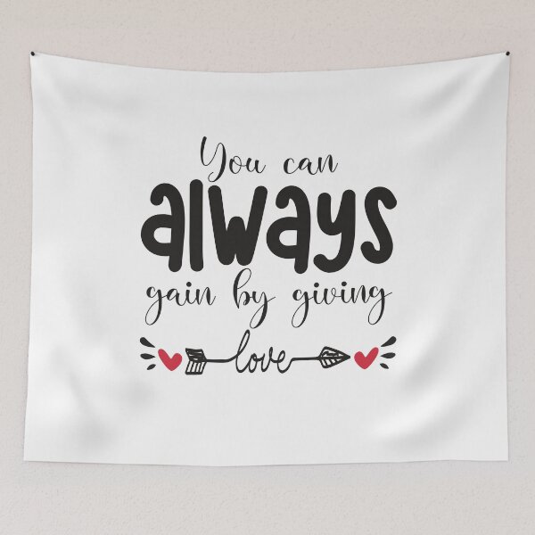Item preview, you always gain by giving love designed and sold by wasimedox.