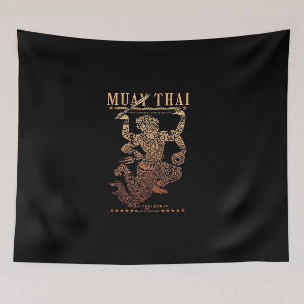 Item preview, Classic Muay Thai Hanuman Born to Fight designed and sold by KewaleeTee.