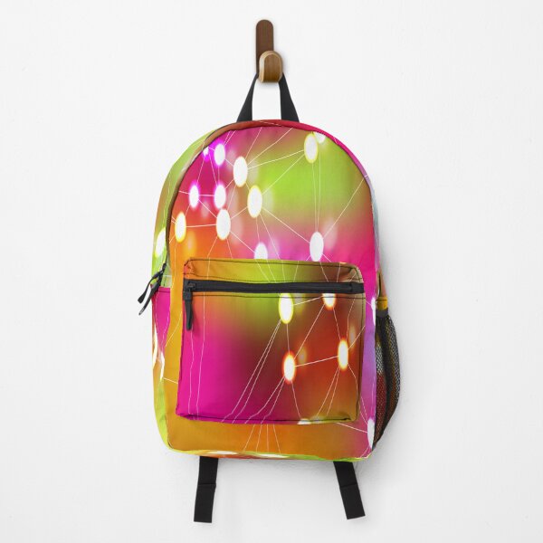 Item preview, Colorful Connected Lines and Dots Background designed and sold by CheeryDK.