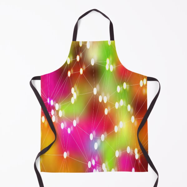 Item preview, Colorful Connected Lines and Dots Background designed and sold by CheeryDK.