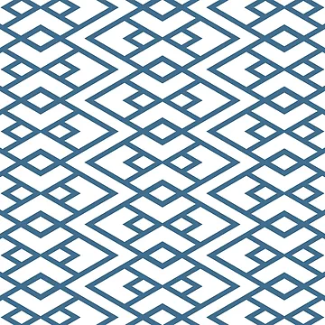 Vorschaubild zum Design Blue and White Diamond Shape Art Deco Pattern Pairs DE 2022 Trending Color Big Sur Blue Jade DET577 von ColorOfTheYears