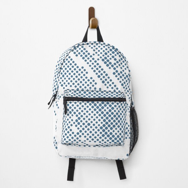 Item preview, Blue and White Polka Dot Abstract Pattern Pairs DE 2022 Trending Color Big Sur Blue Jade DET577 designed and sold by ColorOfTheYears.
