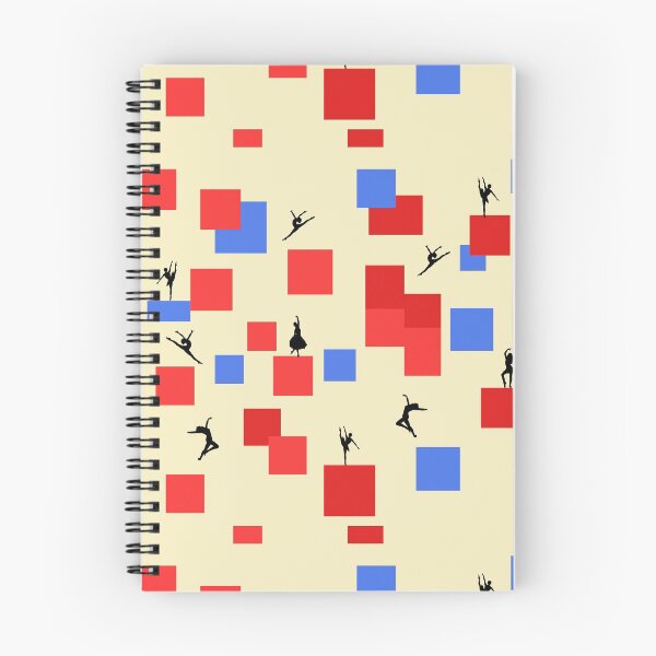 Item preview, Bailando como Piet Mondrian - Composición en color A. Composición con rojo y azul sobre fondo amarillo claro designed and sold by simonayoshida.