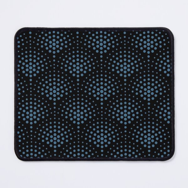 Item preview, Black and Blue Polka Dot Scallop Pattern Pairs DE 2022 Trending Color Big Sur Blue Jade DET577 designed and sold by ColorOfTheYears.
