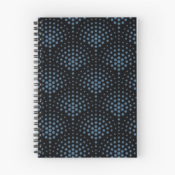 Item preview, Black and Blue Polka Dot Scallop Pattern Pairs DE 2022 Trending Color Big Sur Blue Jade DET577 designed and sold by ColorOfTheYears.