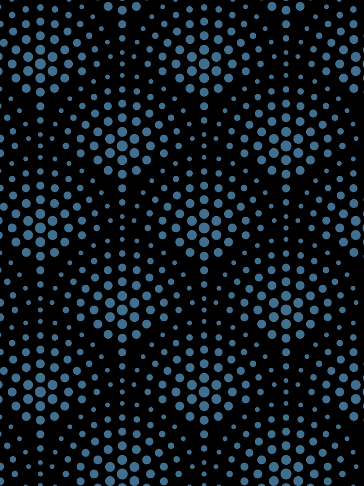 Thumbnail 6 von 6, Premium Oversized Pullover, Black and Blue Polka Dot Scallop Pattern Pairs DE 2022 Trending Color Big Sur Blue Jade DET577 designt und verkauft von ColorOfTheYears.