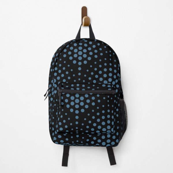 Item preview, Black and Blue Polka Dot Scallop Pattern Pairs DE 2022 Trending Color Big Sur Blue Jade DET577 designed and sold by ColorOfTheYears.