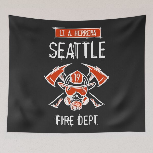 Item preview, Station 19. Lieutenant Lt. Andrea "Andy" Herrera. Seattle Firefighters, Fire Department. designed and sold by funnycolors.