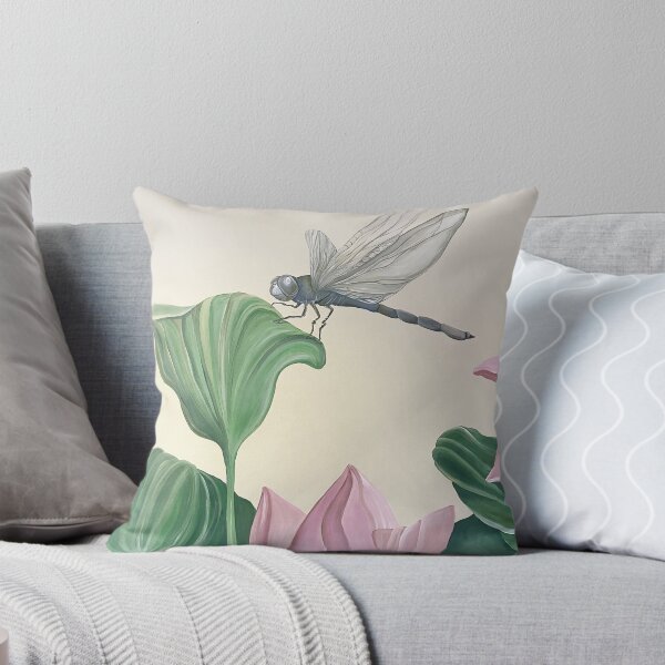 Item preview, Dragonfly and Lotus  designed and sold by mandytardif.