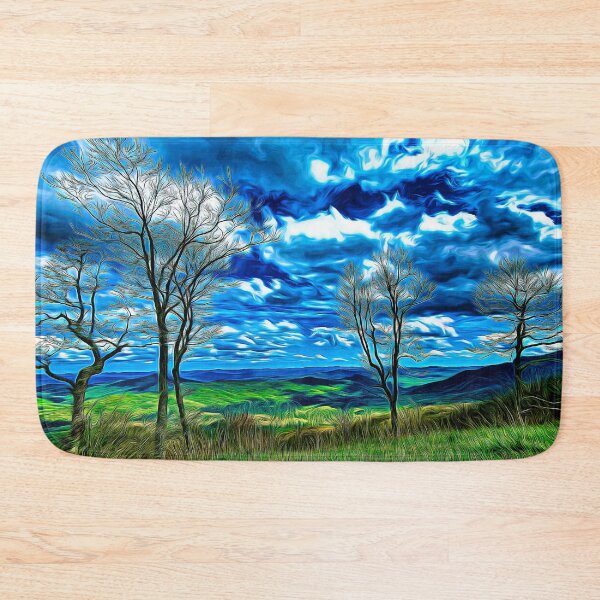Artikelvorschau, Expressionistischer Blick vom Blue Ridge Parkway entworfen und verkauft von Jeffrey Marmaro.