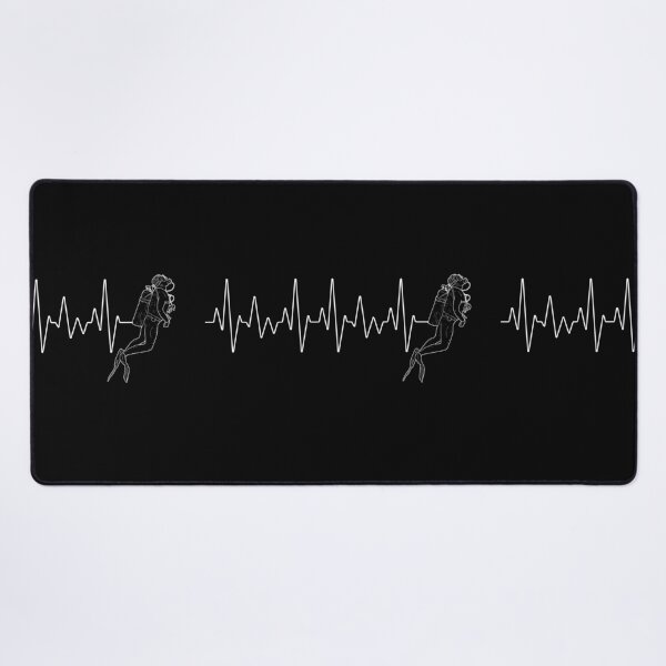 Item preview, Diver Heart Beat | Live to Dive designed and sold by ArtbyJamasin.