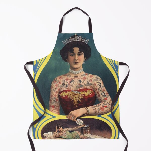 Item preview, Tattooed lady sideshow poster designed and sold by monsterplanet.