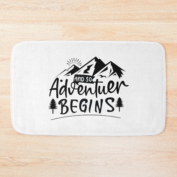 Item preview, And so Adventure Begins - Trendy Mountains Design Gift Idea For Camping Lovers designed and sold by Prince - Bestseller ★★★★★.