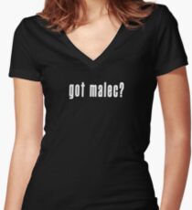 got malec Women's Fitted V-Neck T-Shirt