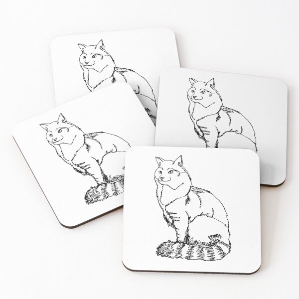 Item preview, One Line Cat designed and sold by SaraGoldArt.