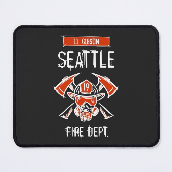 Item preview, Station 19. Lieutenant Lt. Jack Gibson. Seattle Firefighters, Fire Department. designed and sold by funnycolors.