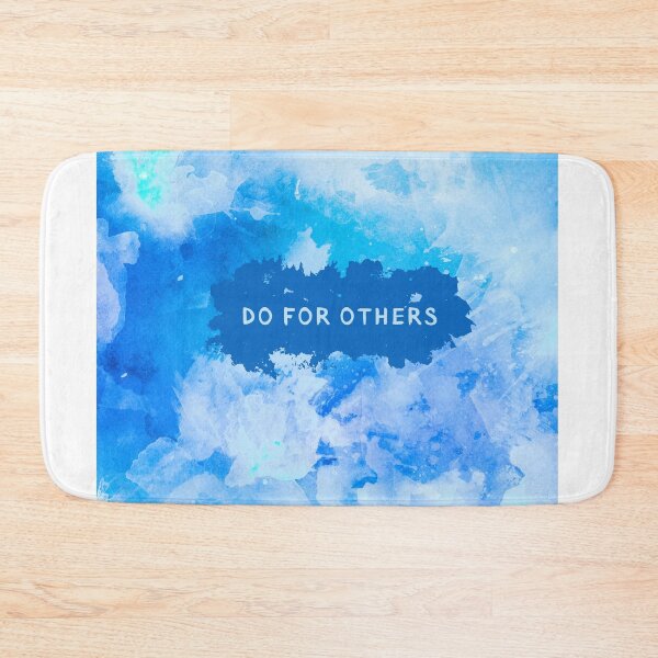 Item preview, DO FOR OTHERS - Watercolor clouds with inspirational life advice - abstract art designed and sold by Art4Motivation.
