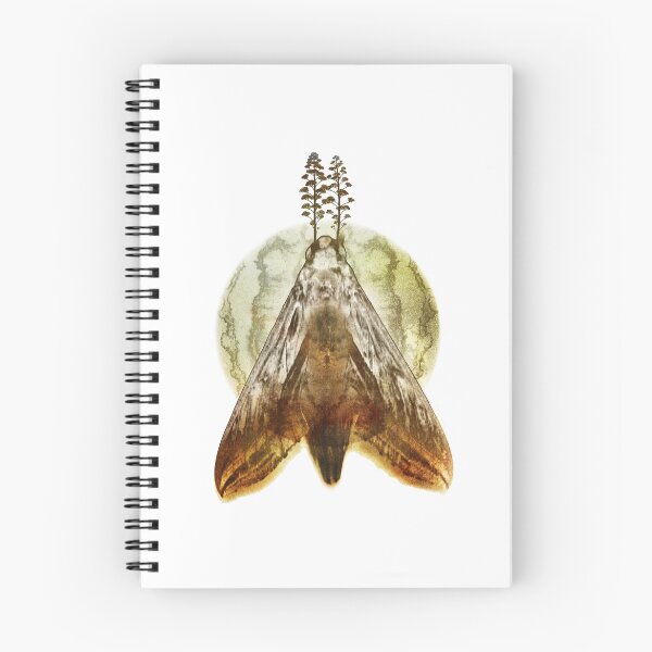 Item preview, TIDE - lunar moth illustration designed and sold by Janet Botes.