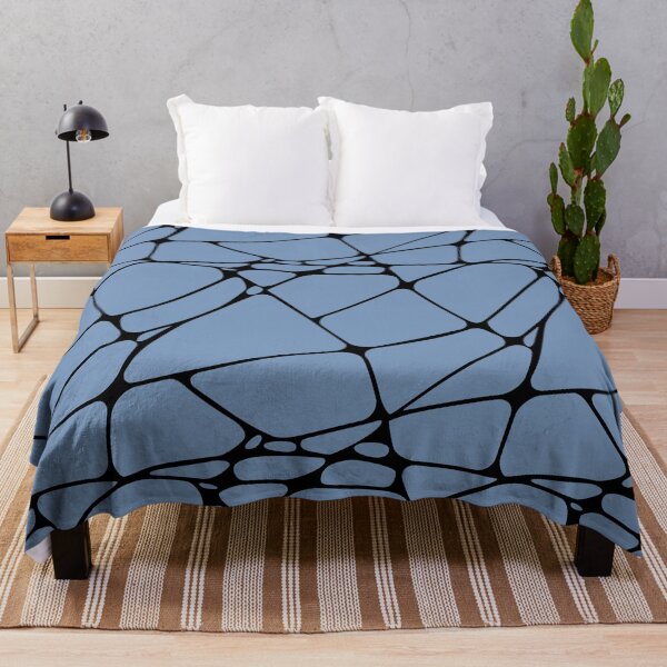 Artikelvorschau, Schwarz-blaues abstraktes Mosaikmuster 1 Paar DE 2022 Trendfarbe Ocean City DE5879 entworfen und verkauft von ColorOfTheYears.
