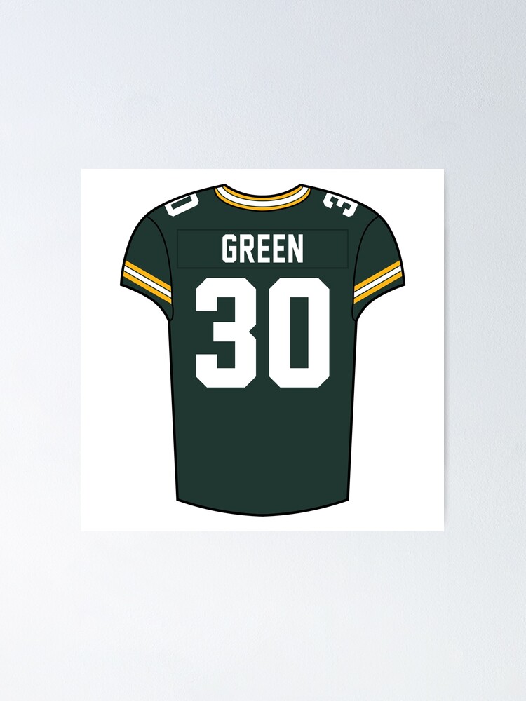 Aaron Rodgers Home Jersey Poster for Sale by designsheaven