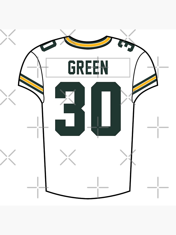 Ahman Green Away Jersey Poster for Sale by designsheaven