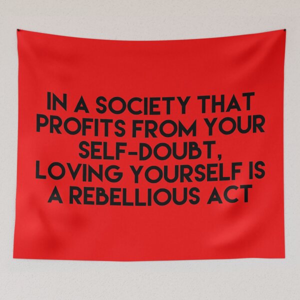 Item preview, loving yourself is a rebellious act  designed and sold by Dipalo.