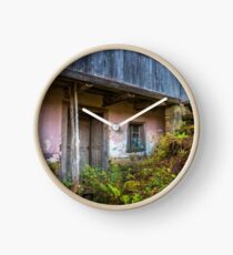 Rural scene Clock