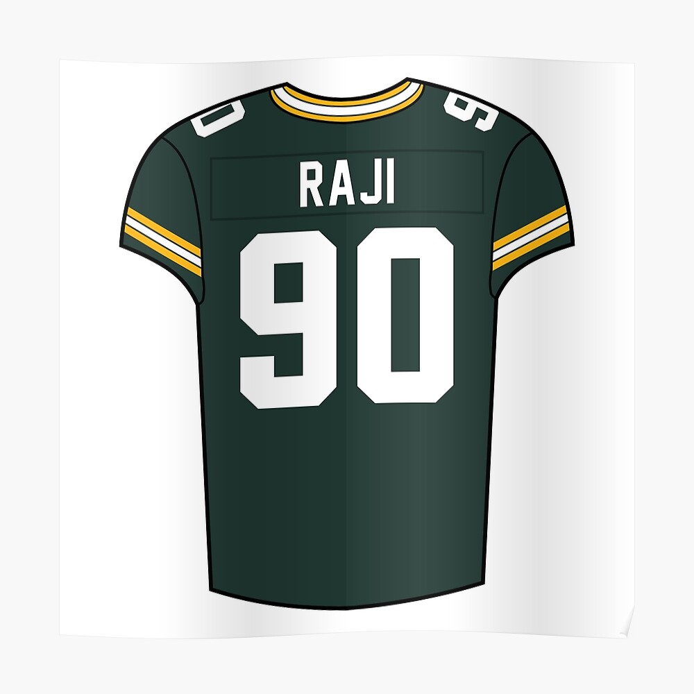 B.J. Raji Home Jersey | Art Board Print