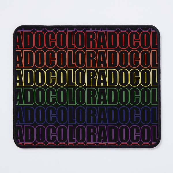 Item preview, Simple Colorado Rainbow Typography Lettering Text designed and sold by that5280lady.