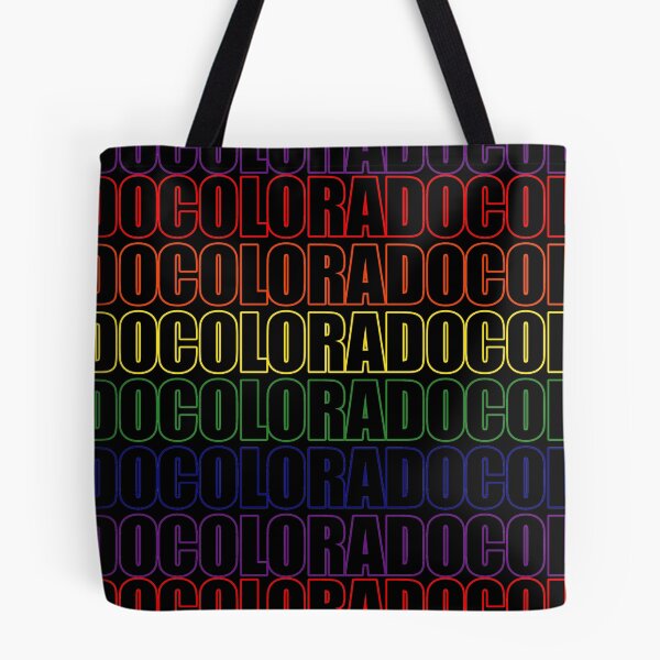 Item preview, Simple Colorado Rainbow Typography Lettering Text designed and sold by that5280lady.