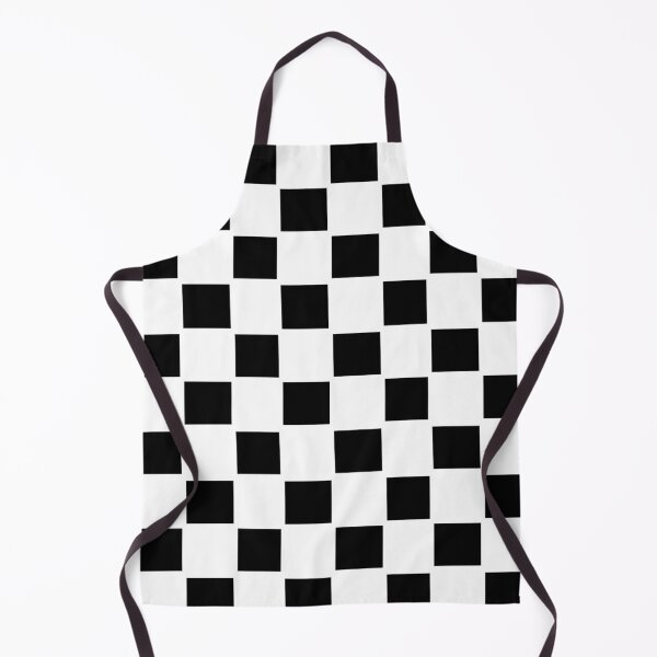 Aperçu de l'œuvre Chunky Noir Blanc Damier créée et vendue par EmmiLooArt.
