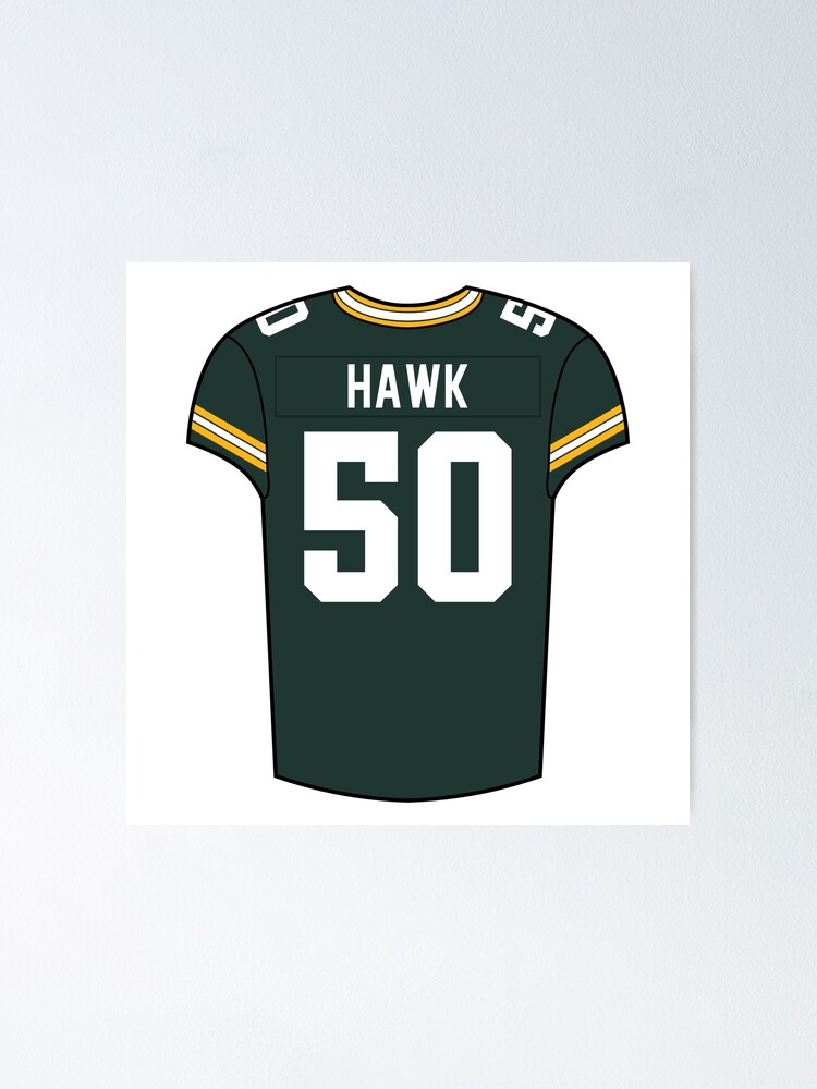 A.J. Hawk Home Jersey Poster for Sale by designsheaven