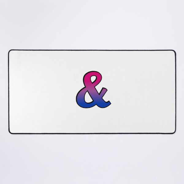 Item preview, You and I Romantic Bi Flag Ampersand Symbol - Bisexual Valentines designed and sold by Inspirationmotivation.