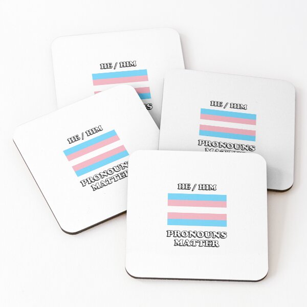 Item preview, Pronouns Matter Trans Flag He Him designed and sold by Inspirationmotivation.